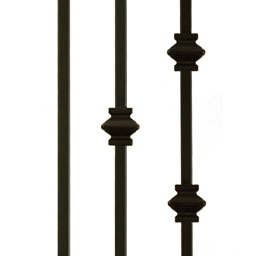 Plain and Single-Double Knuckle Metal Balusters (Stair Parts Canada)