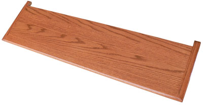 Double Miter Hardwood Stair Treads - 1-1/16 in. ( Thick ) x 10-1/2 in. (  Wide )